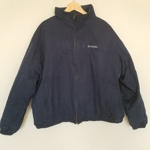 Men's Columbia puffer coat navy XXL